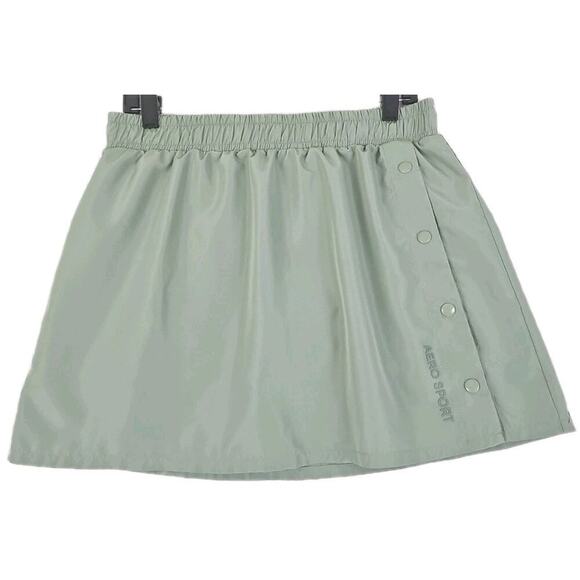 Aeropostale ~Woman Size M~ Light Green Tennis Golf Skort Mini Skirt w/Logo. - Picture 5 of 10